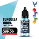Vallejo True Metallic Metal - Turquesa Hidra Light (77.112) 