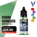 Vallejo True Metallic Metal - Verde Sombrío Light (77.114) 