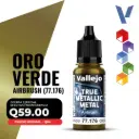 Vallejo True Metallic Metal - Oro Verde Airbrush (77.176)