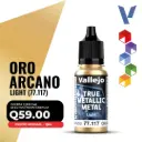 Vallejo True Metallic Metal - Oro Arcano Light (77.117) 