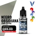 Vallejo True Metallic Metal - Negro Obsidiana Light (77.120)