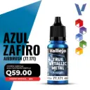 Vallejo True Metallic Metal - Azul Zafiro Airbrush (77.171)
