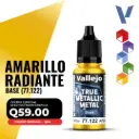 Vallejo True Metallic Metal - Amarillo Radiante Base (77.122)