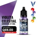 Vallejo True Metallic Metal - Violeta Celestial Airbrush (77.169)