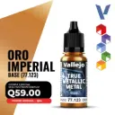 Vallejo True Metallic Metal - Oro Imperial Base (77.123)