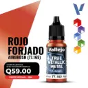Vallejo True Metallic Metal - Rojo Forjado Airbrush (77.165)