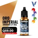 Vallejo True Metallic Metal - Oro Imperial Airbrush (77.163)