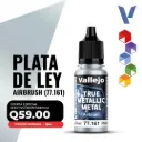 Vallejo True Metallic Metal - Plata de Ley Airbrush (77.161)