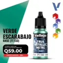 Vallejo True Metallic Metal - Verde Escarabajo Base (77.133)