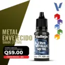 Vallejo True Metallic Metal - Metal Envejecido Shade (77.159)