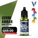 Vallejo True Metallic Metal - Verde Ámbar Base (77.135)