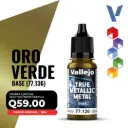 Vallejo True Metallic Metal - Oro Verde Base (77.136)