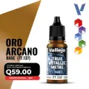 Vallejo True Metallic Metal - Oro Arcano Base  (77.137)