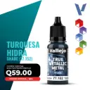 Vallejo True Metallic Metal - Turquesa Hidra Shade (77.152)