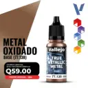Vallejo True Metallic Metal - Metal Oxidado Base (77.138)