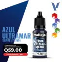 Vallejo True Metallic Metal - Azul Ultramar Shade (77.150)