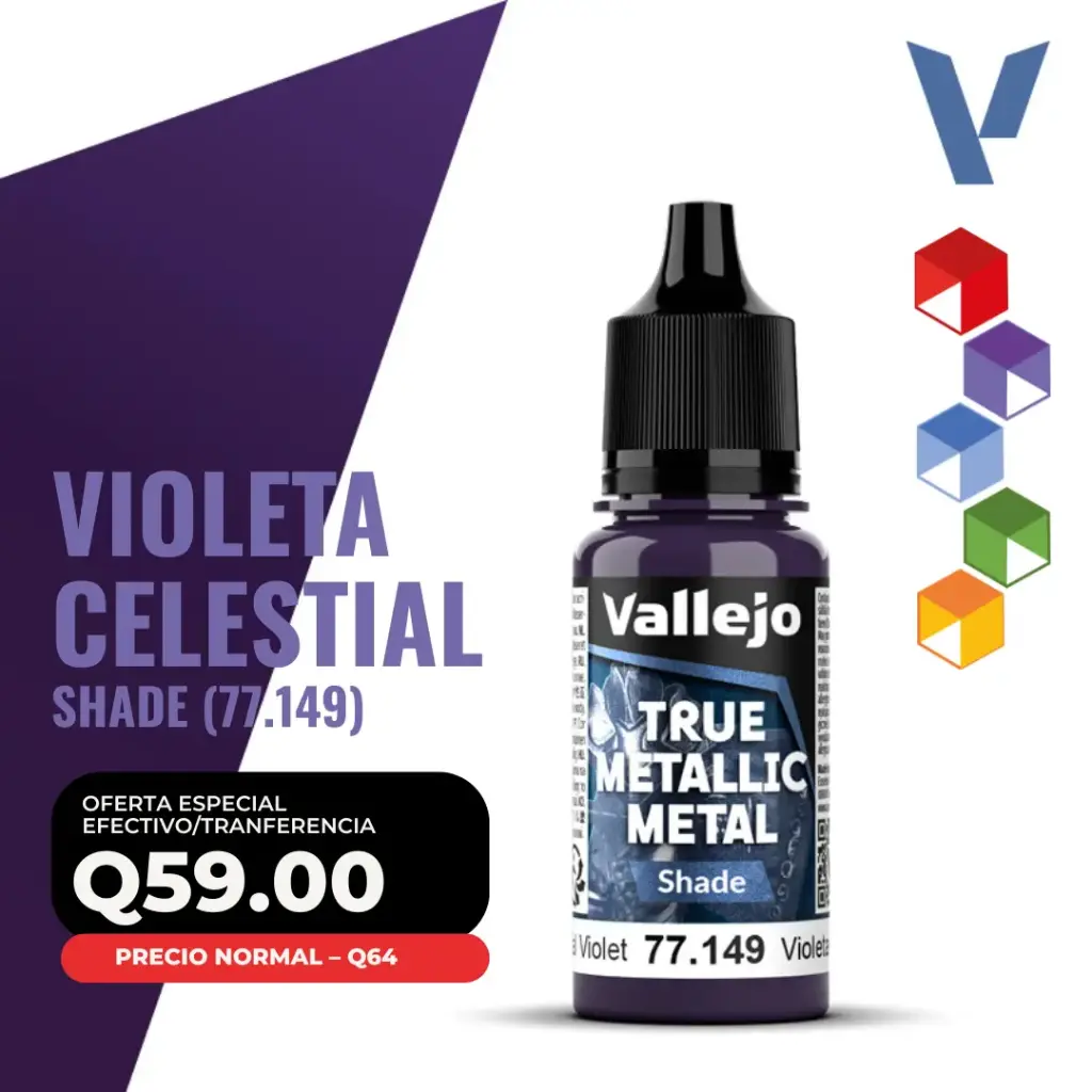 Vallejo True Metallic Metal - Violeta Celestial Shade (77.149)