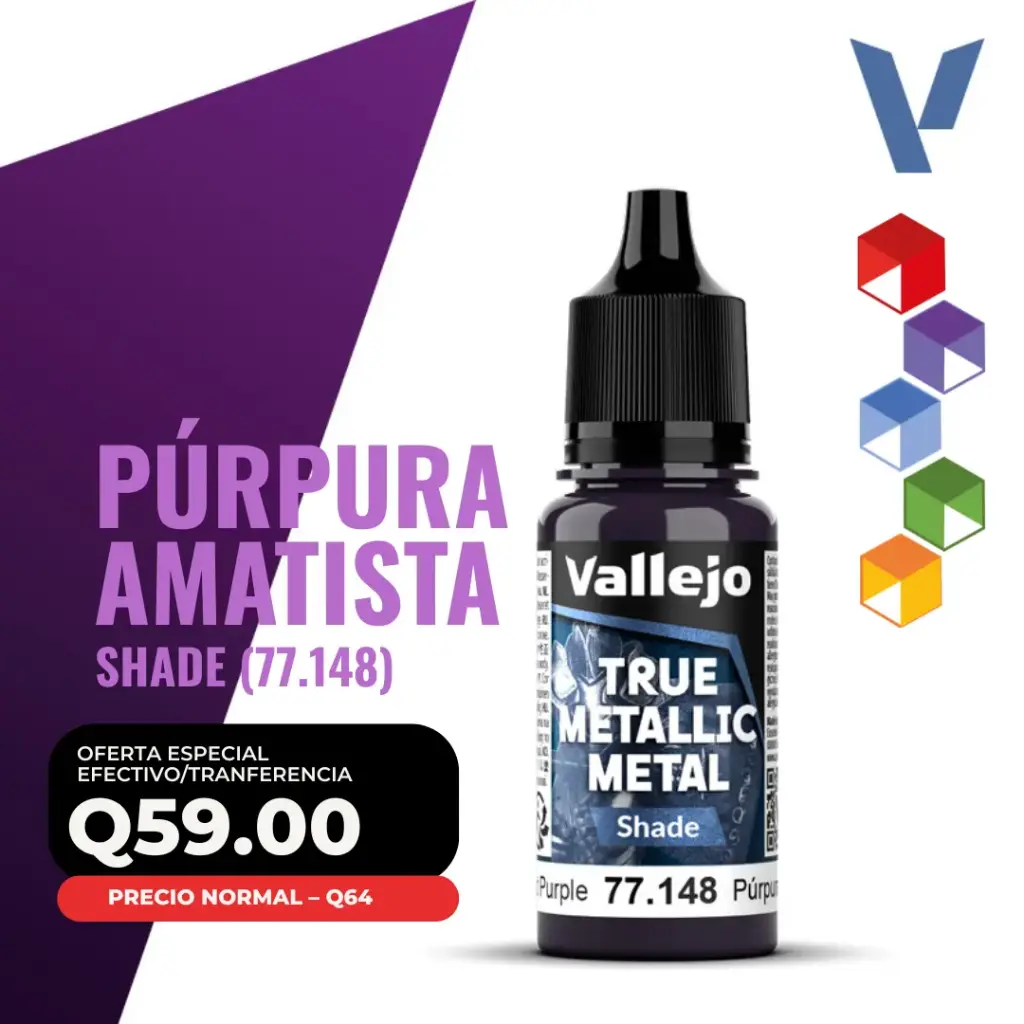 Vallejo True Metallic Metal - Púrpura Amatista Shade (77.148)