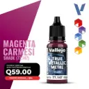 Vallejo True Metallic Metal - Magenta Carmesí Shade (77.147)