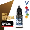 Vallejo True Metallic Metal - Oro Imperial Shade (77.143)