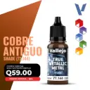 Vallejo True Metallic Metal - Cobre Antiguo Shade (77.144)