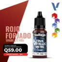 Vallejo True Metallic Metal - Rojo Forjado Shade (77.145)