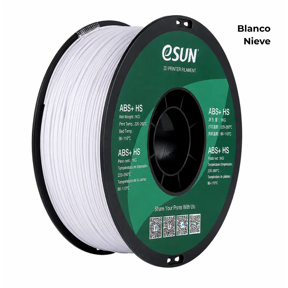 eSun ABS+ HS – 1. Kg / 1.75mm – Filamento para Impresora 3D