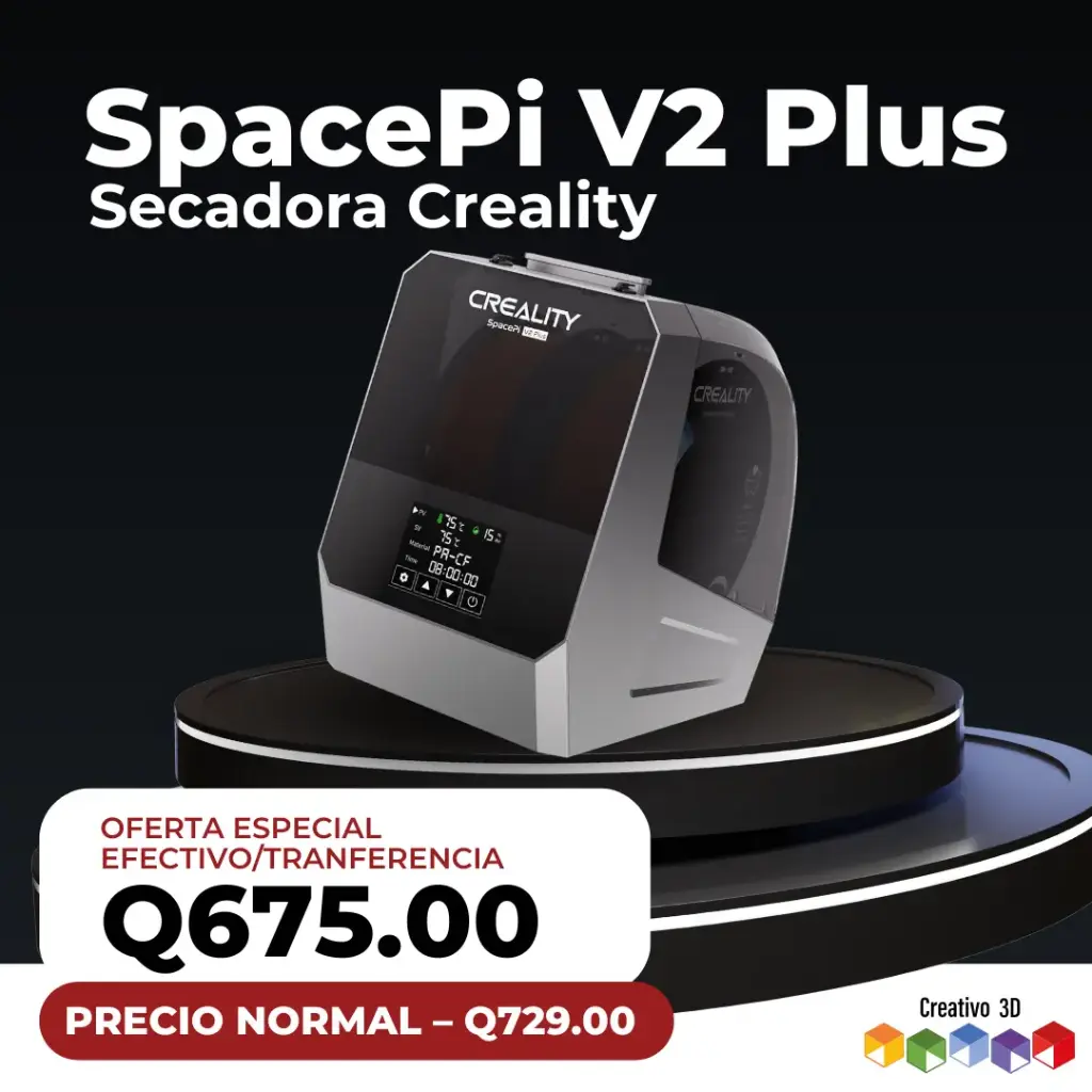 Secadora para filamentos -  SpacePi V2 Plus - Creality