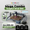 Mega Combo - Cortadora y Grabadora Láser de Diodo Sculpfun S30 Pro de 10W | Creativo 3D