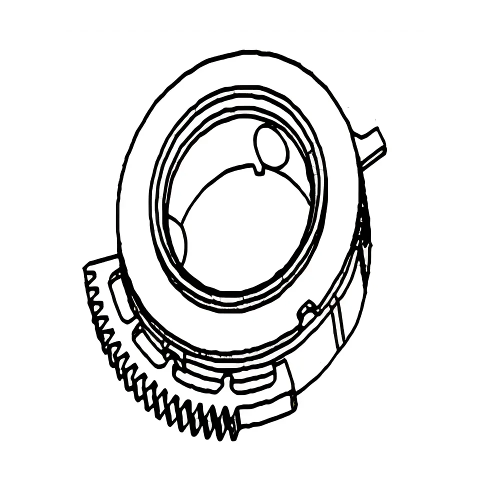Anillo dentado con soporte de extrusor para Creator 5 / Creator 5 Pro
