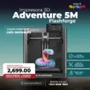 Impresora 3D Flashforge Adventure 5M - Ideal para Principiantes con Alta Velocidad