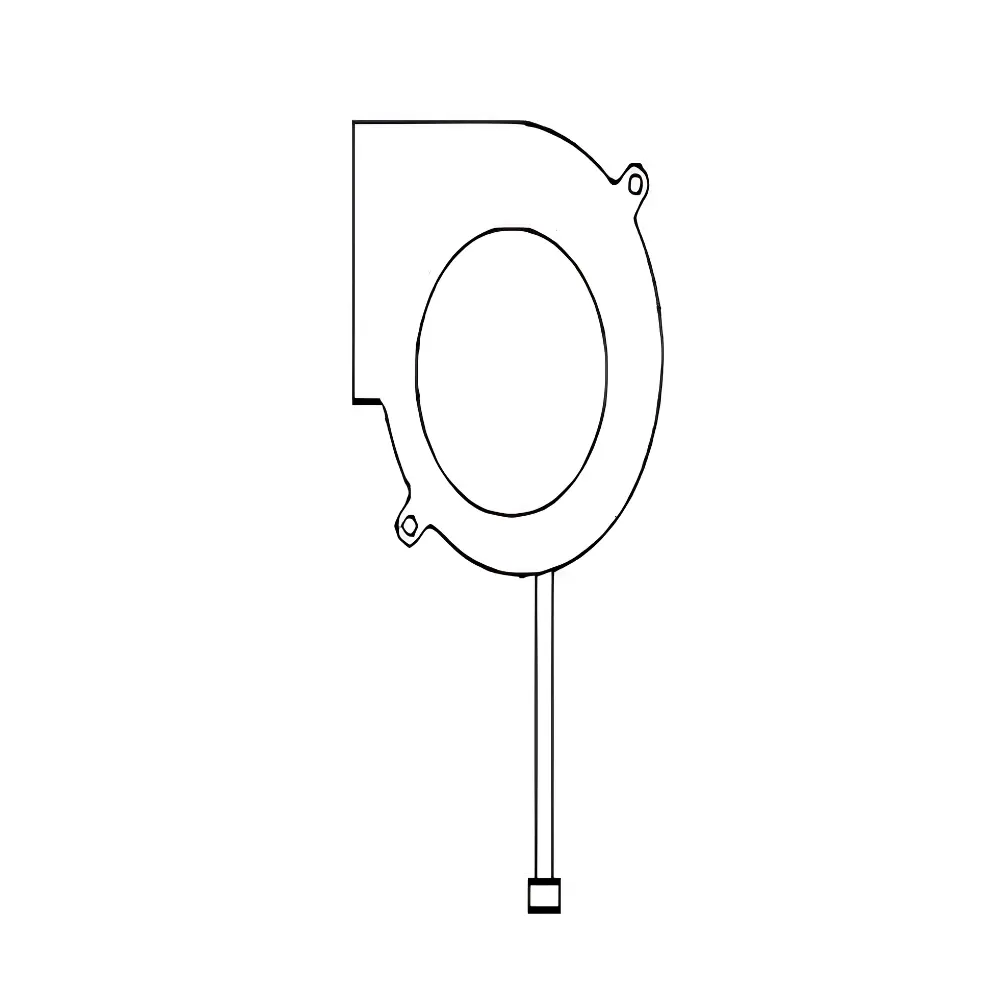 Ventilador del regulador de temperatura de la cámara para Creator 5 Pro (9733)