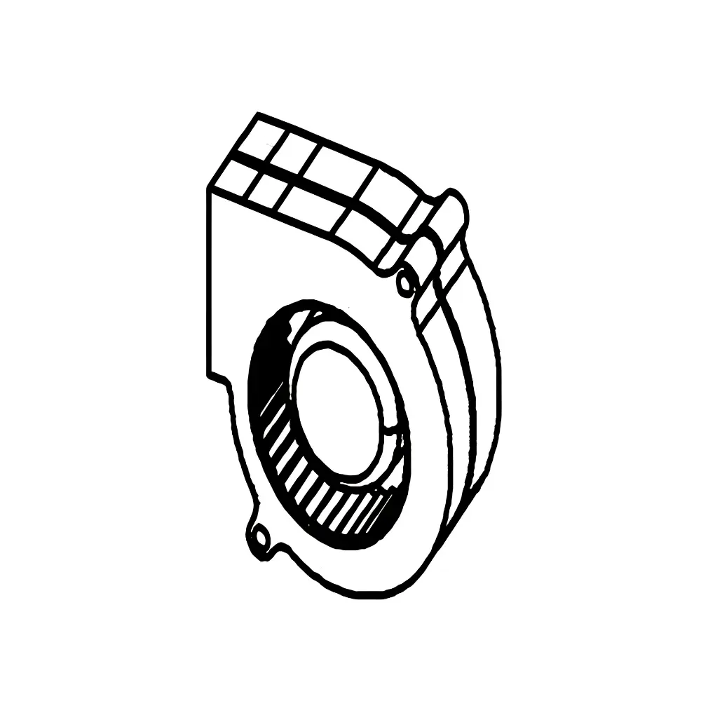 Ventilador del filtro de aire izquierdo para Creator 5 y Creator 5 Pro