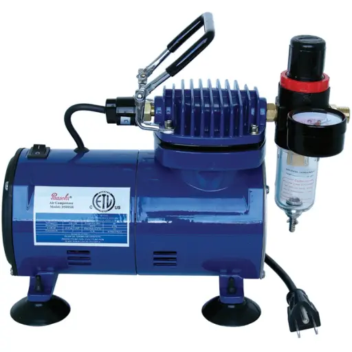 [10126] Compresor para Aerógrafo Paasche D500SR de Pistón (1 a 35 psi)