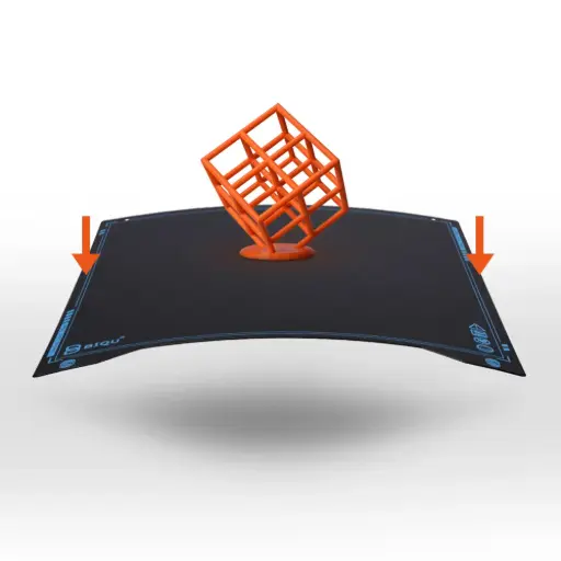 [10256] Cama de Acero Flexible SSS + Sticker Magnético – 31×32 cm (Series CR-10S / Sidewinder X1 y X2)