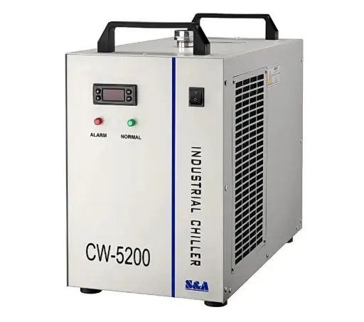 [10272] Chiller CW-5200 – Sistema de refrigeración por agua industrial para Cortadora Láser CO2 – 220V