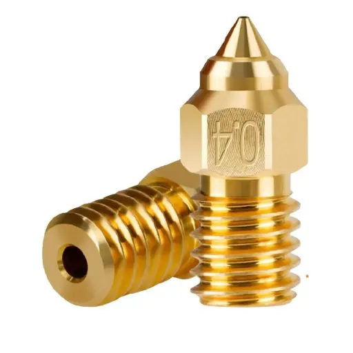 [10304] Boquilla Latón Alta Velocidad 0.4mm – M6 – Ender 3 V3 SE