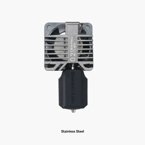 [FAH004-P] Kit completo de hotend – Serie P1 – 0.2mm – Acero Inoxidable