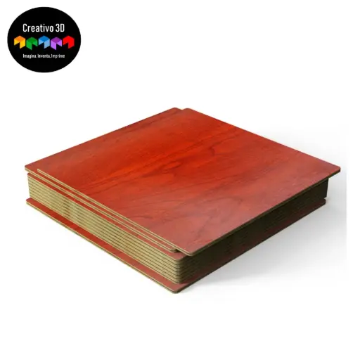 [10334] Hojas de madera contrachapada de palisandro (10 piezas) – 300 x 300 x 3mm