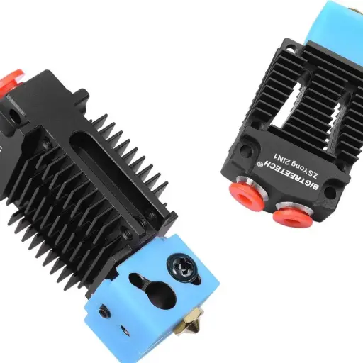 [10425] Biqu B1 – Kit Hotend Dual 2 en 1 (Bloque + Aislante + Disipador + Nozzle + Doble Acople) – 1 Unidad