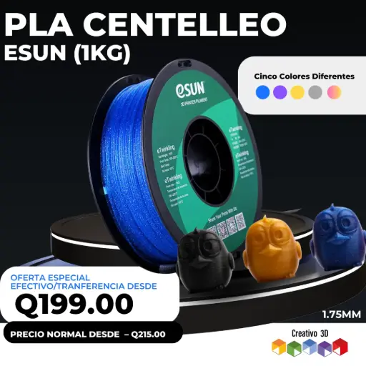 eSun PLA Centelleo – 1. Kg / 1.75mm
