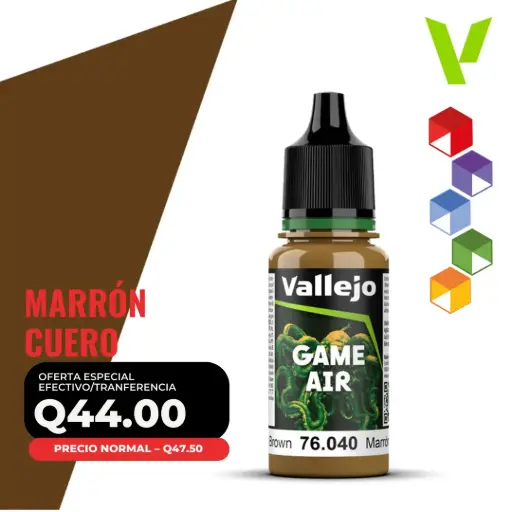 [76.040] Vallejo Game Air – Marrón Cuero (76.040 – Pos. 42)