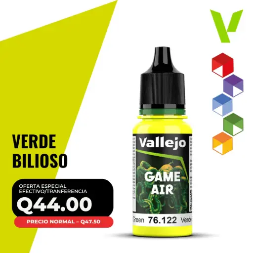 [76.122] Vallejo Game Air – Verde Bilioso (76.122 – Pos. 33)