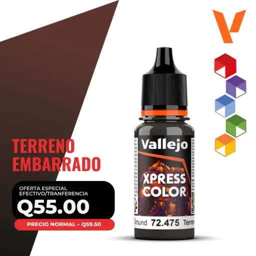 [72.475] Vallejo Xpress Color – Terreno Embarrado (72.475 – Pos. 187)