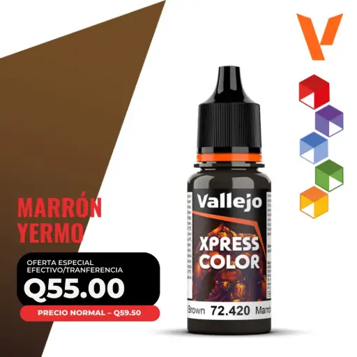 [72.420] Vallejo Xpress Color – Marrón Yermo (72.420 – Pos. 156)