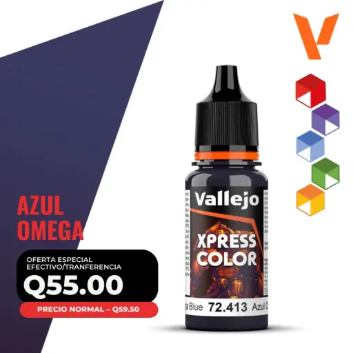 [72.413] Vallejo Xpress Color – Azul Omega (72.413 – Pos. 149)