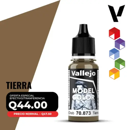 [70.873] Vallejo Model Color – Tierra (70.873 – Pos. 142)