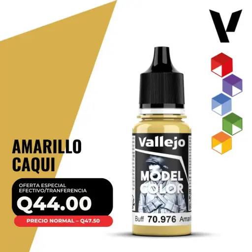 [70.976] Vallejo Model Color – Amarillo Caqui (70.976 – Pos. 123)