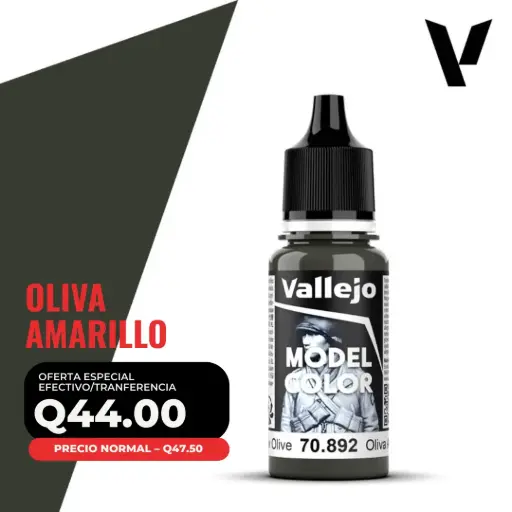 [70.892] Vallejo Model Color – Oliva Amarillo (70.892 – Pos. 101)