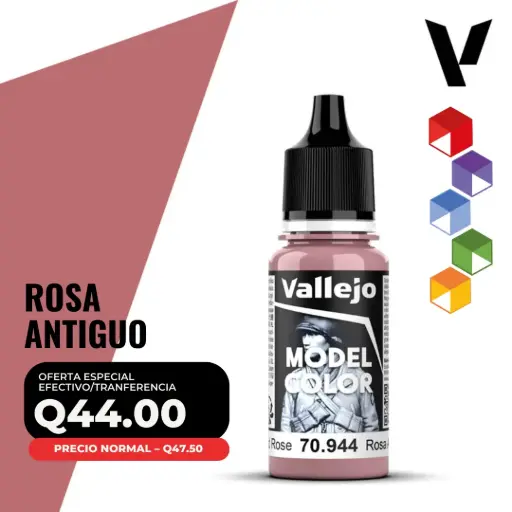 [70.944] Vallejo Model Color – Rosa Antiguo (70.944 – Pos. 9)